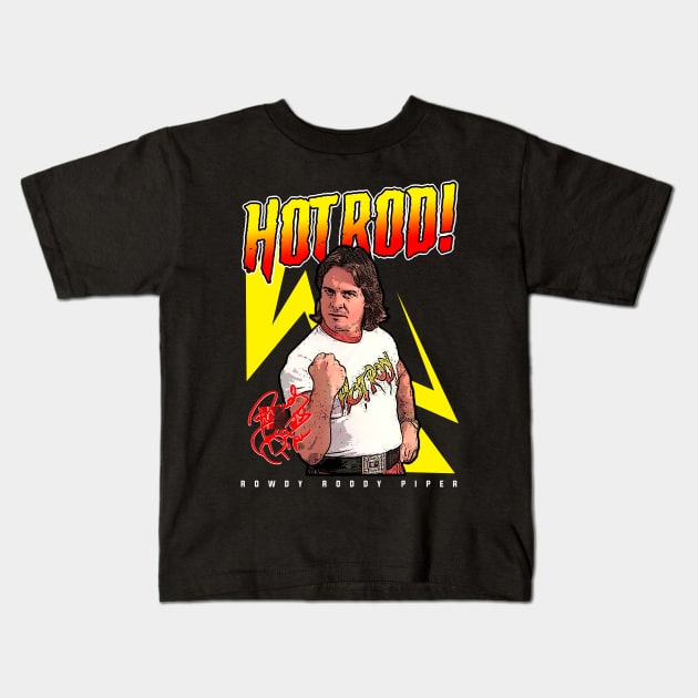 Hot Rod Rowdy Kids T-Shirt by lockdownmnl09